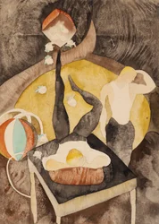 In Vaudeville: Two Acrobat-Jugglers
