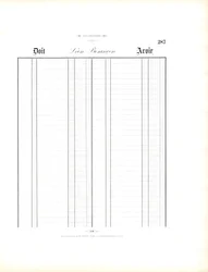 Accounting Form with Column Grid