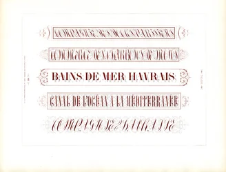 Calligraphic Title Lines in Ornamental Script Design