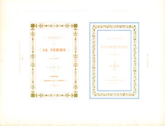 Decorative Book Title Frames for French Literature