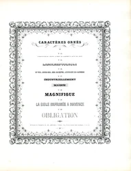 Decorative Typefaces with Double Ornamental Frame