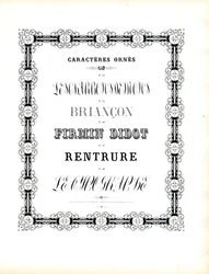 Decorative Typefaces with Modular Ornamental Frame