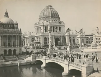 Administration Building at the Worlds Columbian Exposition, Chicago, 1893