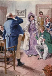 Illustration for The Pickwick Papers by Charles Dickens