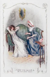 I talked to her repeatedly in the most serious manner, illustration from 