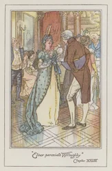 Illustration for Sense and Sensibility by Jane Austen