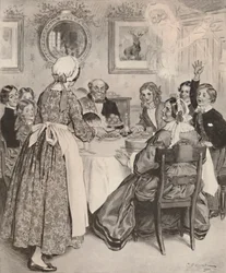 Let Me Think of the Comfortable Family Dinners, 1862