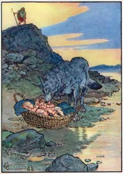 Romulus and Remus (from 