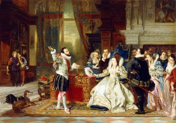 Sir Walter Raleigh and Queen Elizabeth