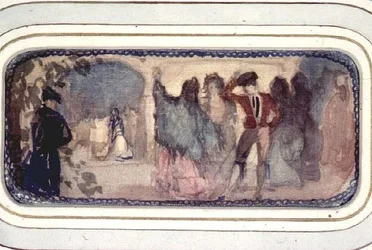 A Spanish Scene: Figures and Buildings