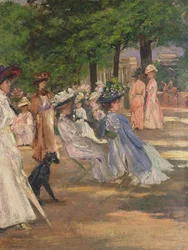 Figures in Hyde Park