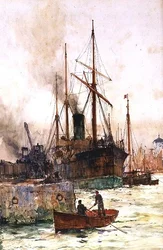 Discharging Coal