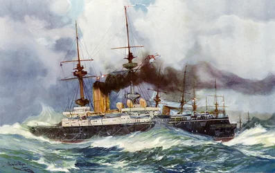 The Mars in the Channel Squadron, 1901