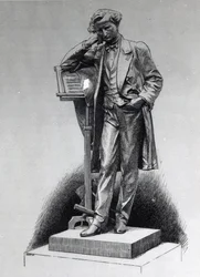 Hector Berlioz, after the statue by Alfred Lenoir in Square Vintimille, Paris, 1886