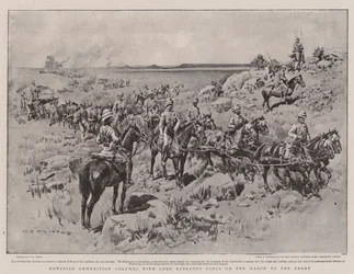 Howitzer Ammunition Columns with Lord Robert