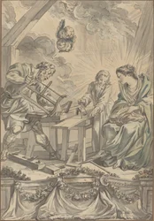 The Holy Family in the Carpenter