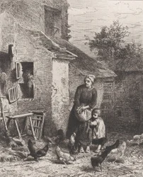 Corner of the Courtyard, 1864