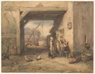 A farmyard