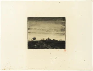 Landscape with Windmills