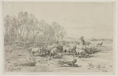Landscape with a Flock of Sheep