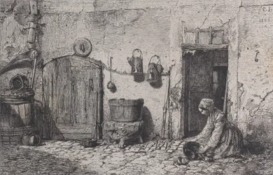 Scrubbing Woman, 1844