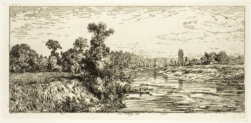 The Isle of Aligre, with Two Boats