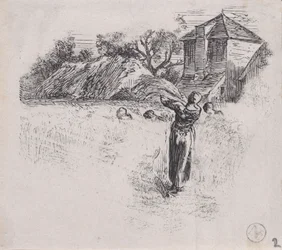 Woman Carrying Sheaf