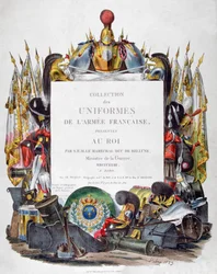 Frontispiece of Collection des Uniformes de L