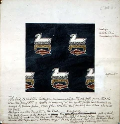 Halcyon, design for a fabric design, c.1895