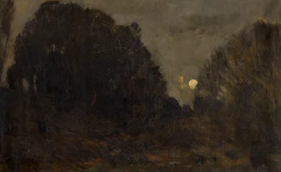 Moonrise at Barbizon