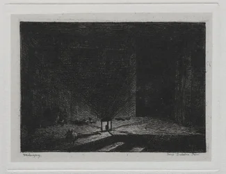 The Boat Trip: Interior of an Inn (The Corridor of an Inn)
