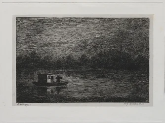 The Boat Trip: Night Voyage or Net Fishing (second version)