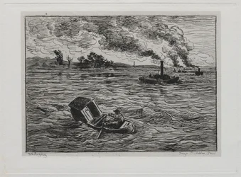 The Boat Trip: The Steamboats or Watch Out for the Steamers, 1861