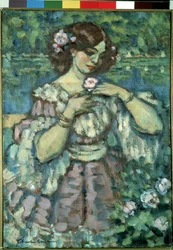 Girl with a Rose