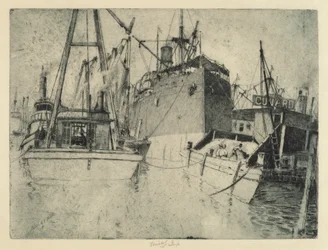 Chelsea Docks, Loading the Ship