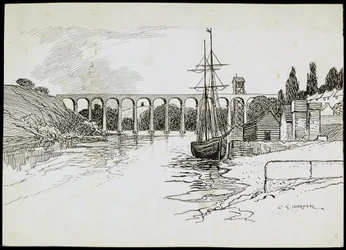 Calstock Viaduct, Cornwall, c. 1907-1943