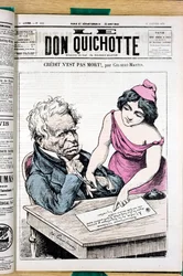 Cover of Le Don Quixote, number 241, Satirical in Colors