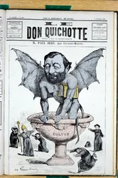 Cover of Le Don Quixote, number 389, Satirical in Colors
