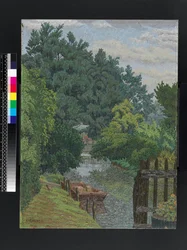 The Punt in the Mill Stream, c.1930