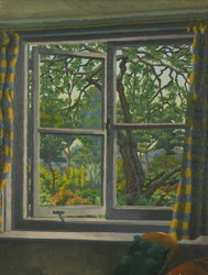 Through a Cottage Window, Shipley, Sussex