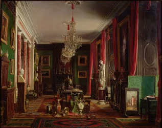 Interior of the Office of Alfred Emilien, Count of Nieuwerkerke, Director General of the Imperial Museums, at the Louvre, 1859