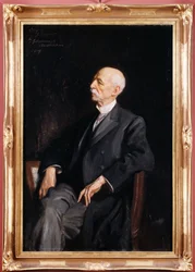 Manuel Patricio Rodriguez Garcia seated in armchair