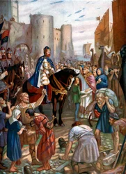 William Rufus at the Tower of London, late 11th century, c1920