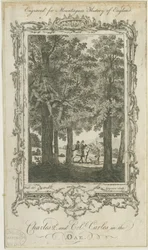 Boscobel - The Royal Oak (engraving)