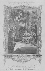 St. Augustine Preaching before King Ethelbert & Queen Bertha