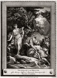 Telemachus and Mentor, After Having Suffered a Shipwreck, Arrive at the Island of Calypso