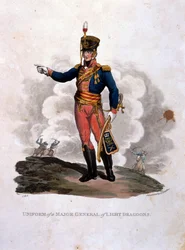 Uniform of a Major General of Light Dragoons, from 