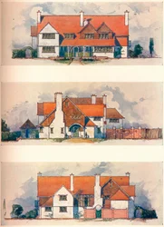 House at the Garden City, Letchworth, c1906
