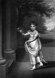 Elizabeth Barrett Moulton-Barrett at the age of nine