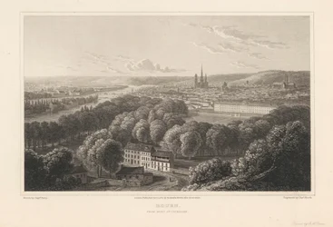 Rouen, from Mont Sainte Catherine